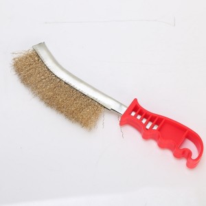 Factory Price For Twisted Wire Brush For Grinder - Wire Brushes Wire Knife Brush With Plastic Handle Metal Wire Cleaning Brush – Tranrich