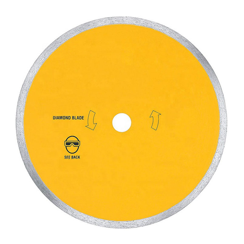 Continuous Rim Diamond Saw Blade for Cutting Brick, Block, Concrete, Masonry and Stone