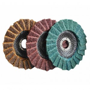 Good quality 40 Grit Flap Disc For Wood - Non-Woven Fabric polishing Wheel Polishing Flap Discs for The Surface of Metal Grinding, polishing & Finishing – Tranrich