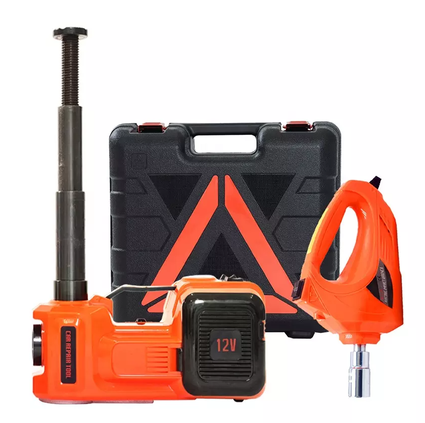 3 in 1 Electric Car Jack 12V 5T Hydraulic Floor Jack for Car with Electric Wrench