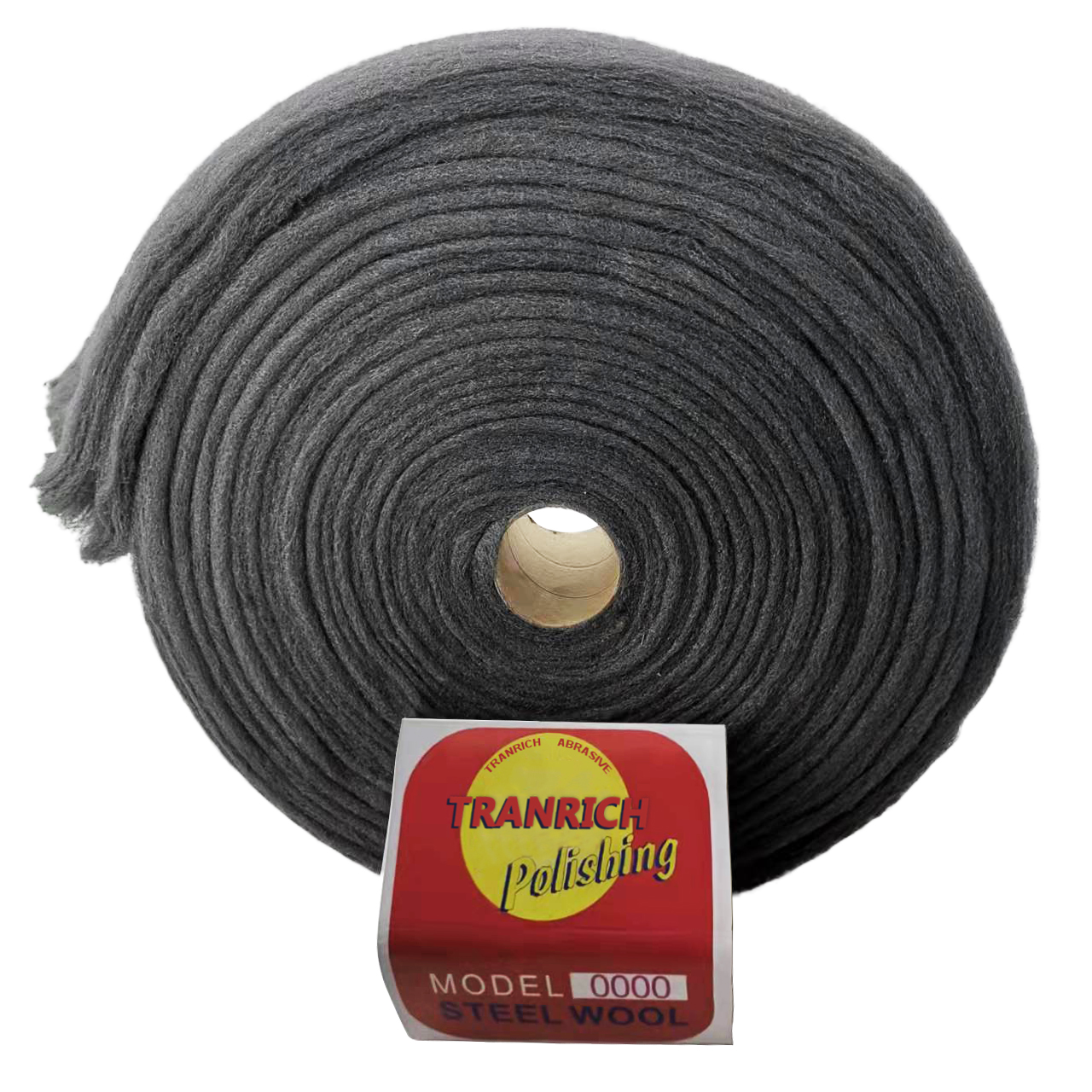 High definition 6 Wool Buffing Pad - Manufacturer customized 2 /2.2/ 2.5 kg big steel wire wool roll for polishing and grinding cleaning pad – Tranrich detail pictures