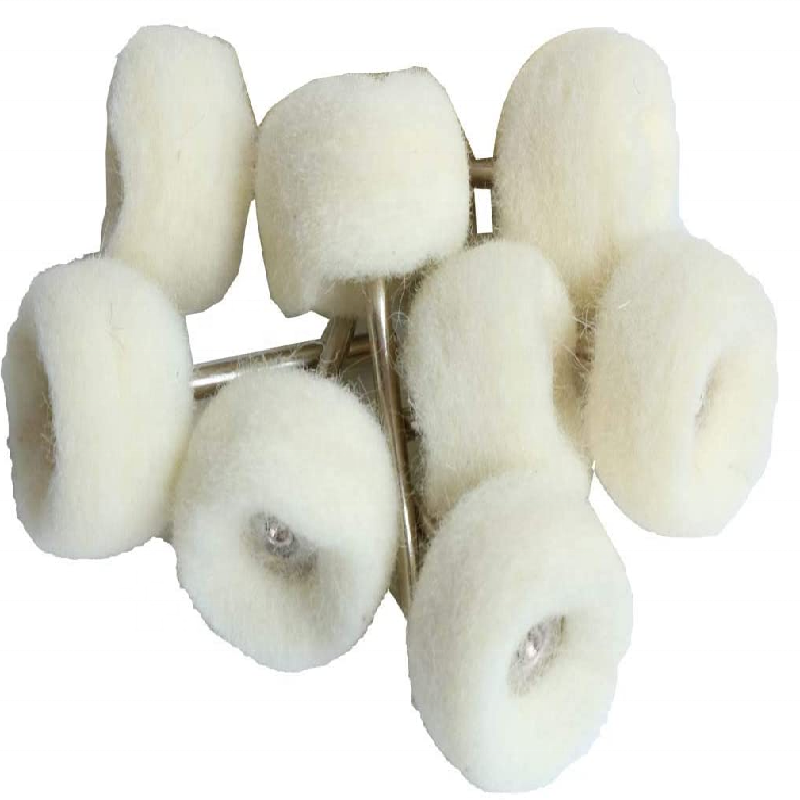 Factory making Car Wash Wax Polishing Pad - Polishing buffing Wheel Set Wool Felt Cotton Mounted 3 mm Shank for Rotary Tool Accessories Mini Brush Polishing Kit – Tranrich detail pictures